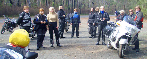 Regrouping near the Northcliffe turnoff