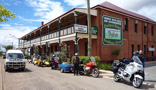 Outside the rubbidy at Southern Cross