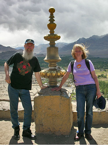 Bob and Chris on top of the world....