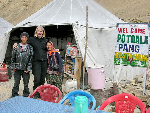 Chris and local kids