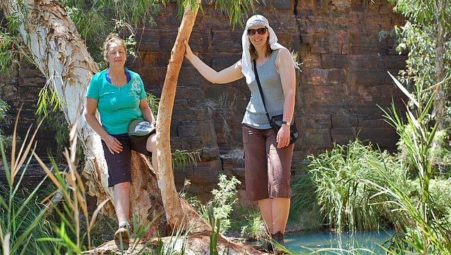 Enjoying the beauty of Karijini Park