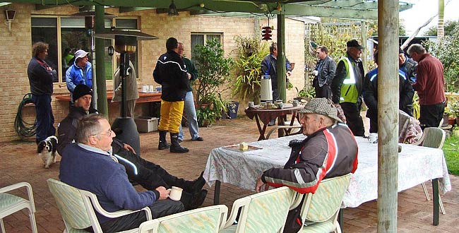 Morning tea pit-stop