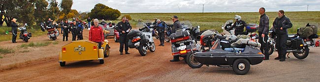 Roadside gathering