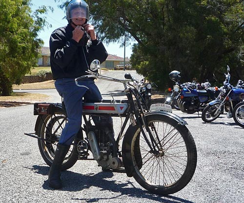 Neil on 1915 Rover