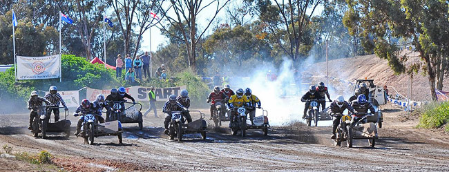 Chairs charge into the straight