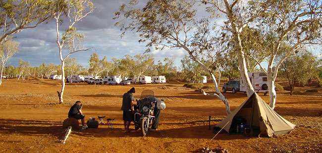 Outback
          campsite