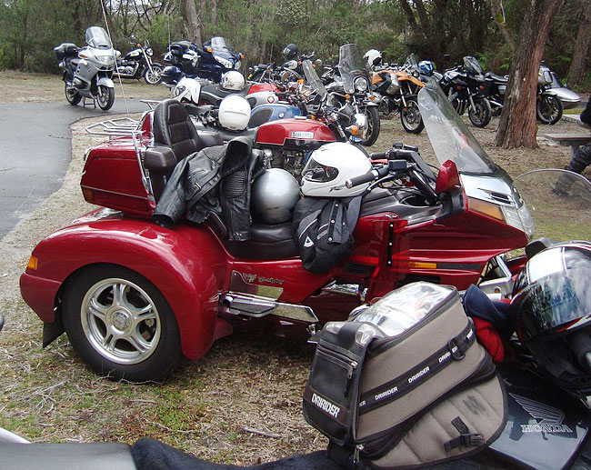 Bikes all
          lined-up