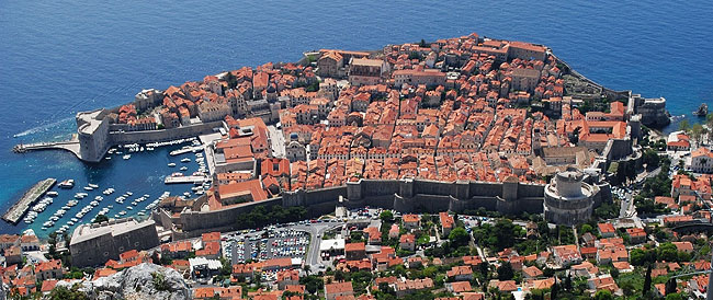 The unique city
          of Dubrovnik.