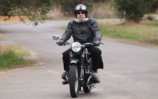 Bob gives one
          of the BMW fleet an outing.