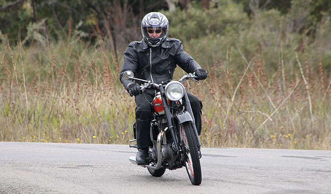 Garry on Ariel
          trying to shed a number plate.