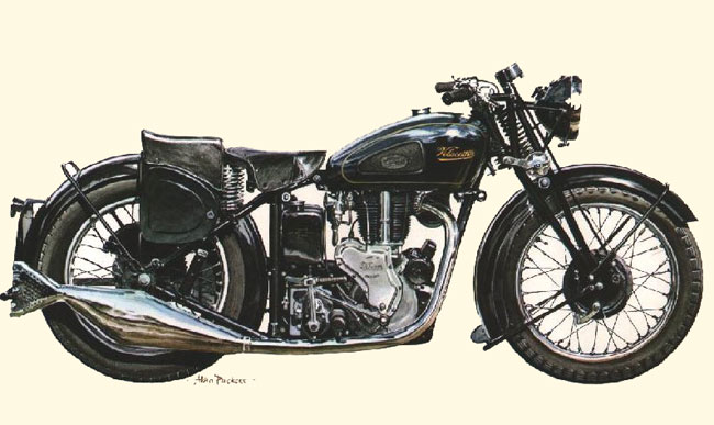 Ron's former
          Velocette MSS.