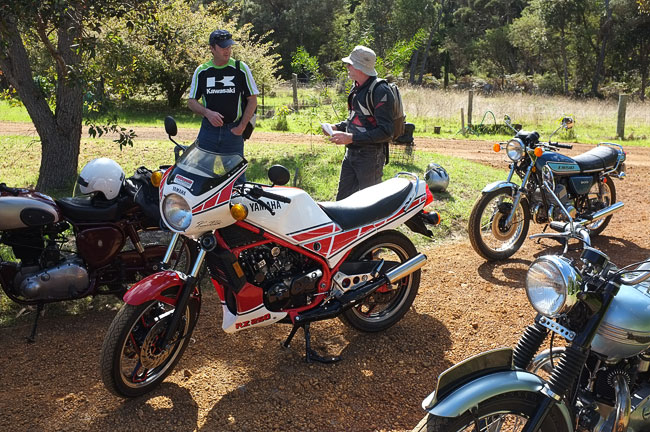 Good variety of
          bikes for inspection.