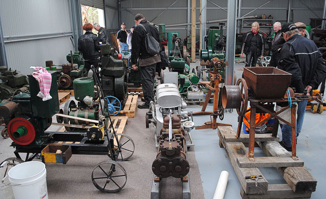 Plenty to see
          in the shed.