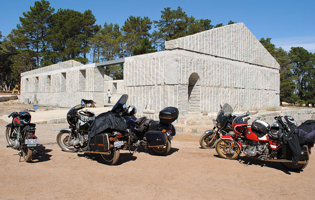 The amazing
          granite shed.