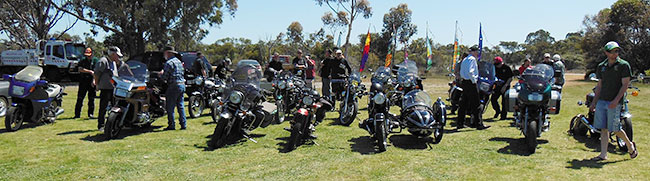 Bikes on display at Wellstead.