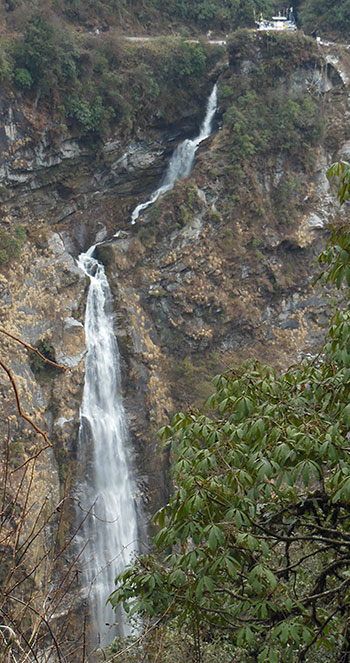 Spectacular waterfalls.