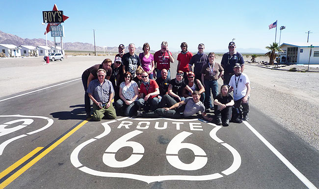 On route 66.