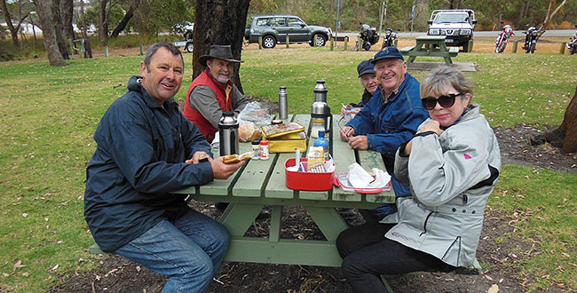 Steve, Daniel, Lurline, Warwick and Chris.