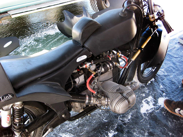 BMW R100CS motorbike.