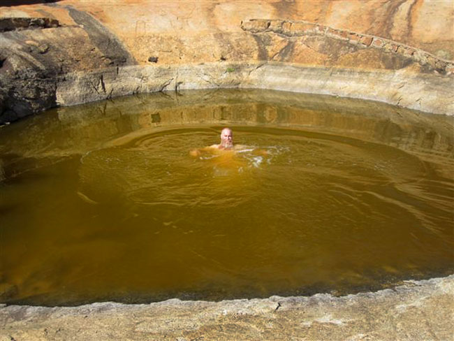 Bruce contaminating the water.