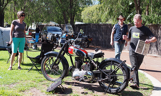 New-tech panels to recharge old-tech Ariel battery.