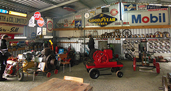 The sheds were very clean, neat and well laid out.