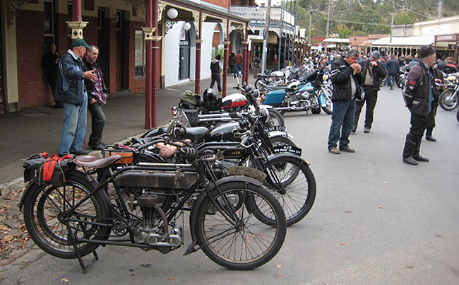 Range of bikes from the very old to old in Maldon.