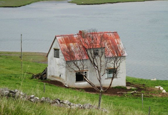 Icelandic farm house.