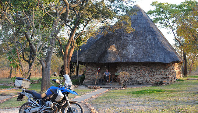 Zambian accommodation, fantastic inside too.