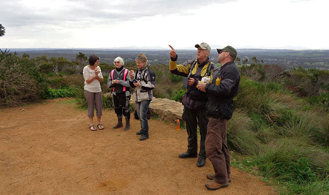 Pointing out the wind howling in the TV tower.