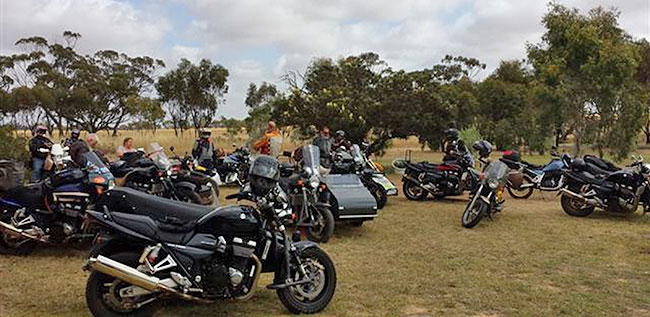 Sidecars and solos - looking very clean and shiny at
          this stage.