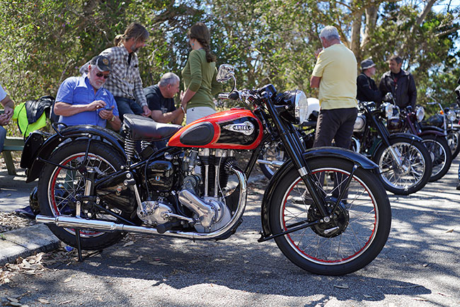 Pauls 500cc Ariel Red Hunter.