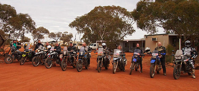 Black Dog dirty riders enjoying the moment.