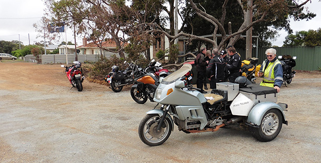 Jack and his BMW trike.