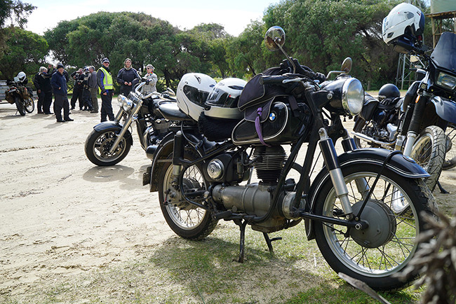 In the Nanarup Beach car park.