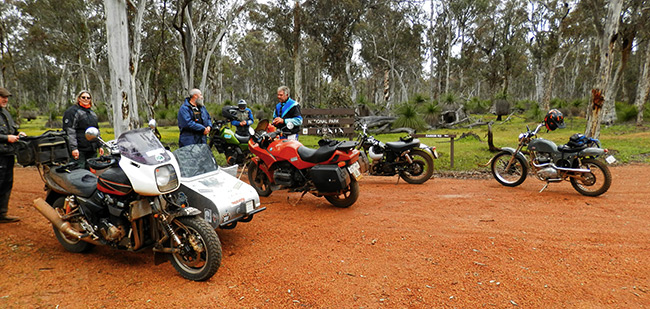 Meeting in the bush.