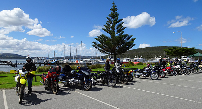 Bikes parked at Emu Point.