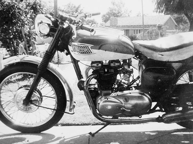 My 1959 model Bonneville bought and sold in 1970.