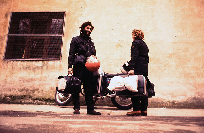 John and Maureen about to leave Venice.