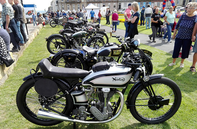 Norton International on display.