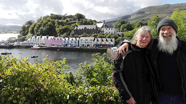 Portree on Skye.