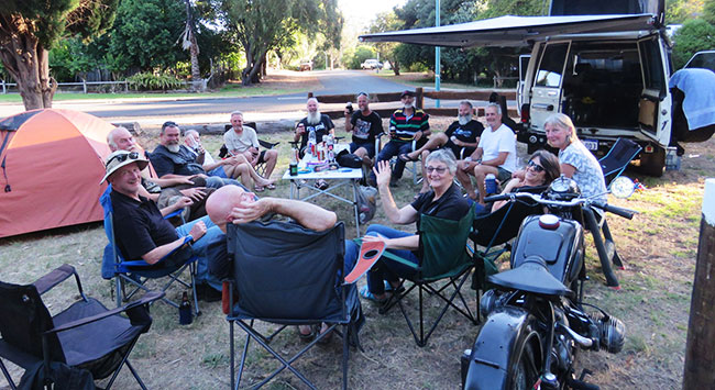 Happy Hour(s) at the campsite.