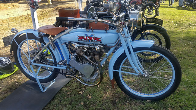 Very rare American Yale motorcycle.