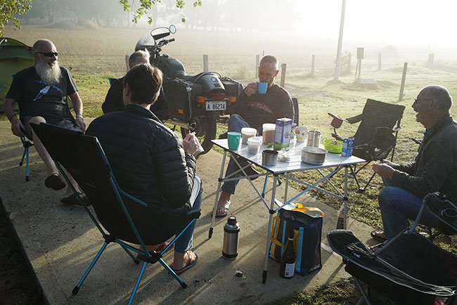 A foggy Sunday morning in Manjimup.