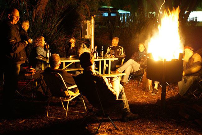 Pemberton evening drinks.