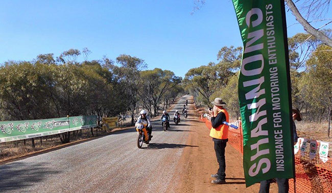 Bikes returning after their run up Mt Brown, York..