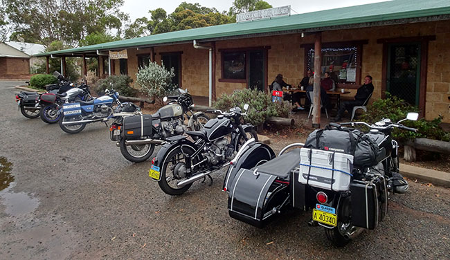 A warming coffee at Frankland.