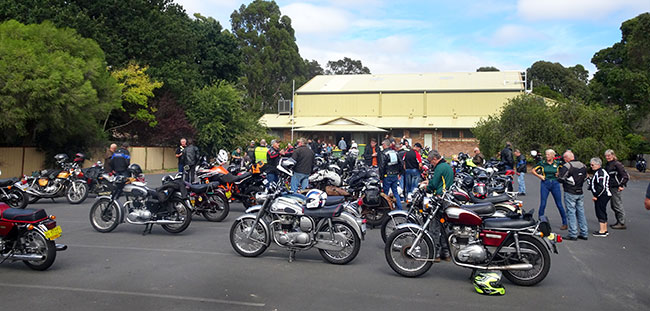 Morning tea stop on Sundays rde.