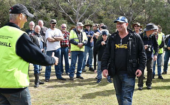 Kim Thompson with overall winner Tim Hesford.