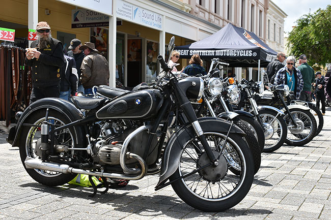 BMW on display in Stirling Terrace.